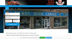Desktop Screenshot of dukesmoorgarage.co.uk